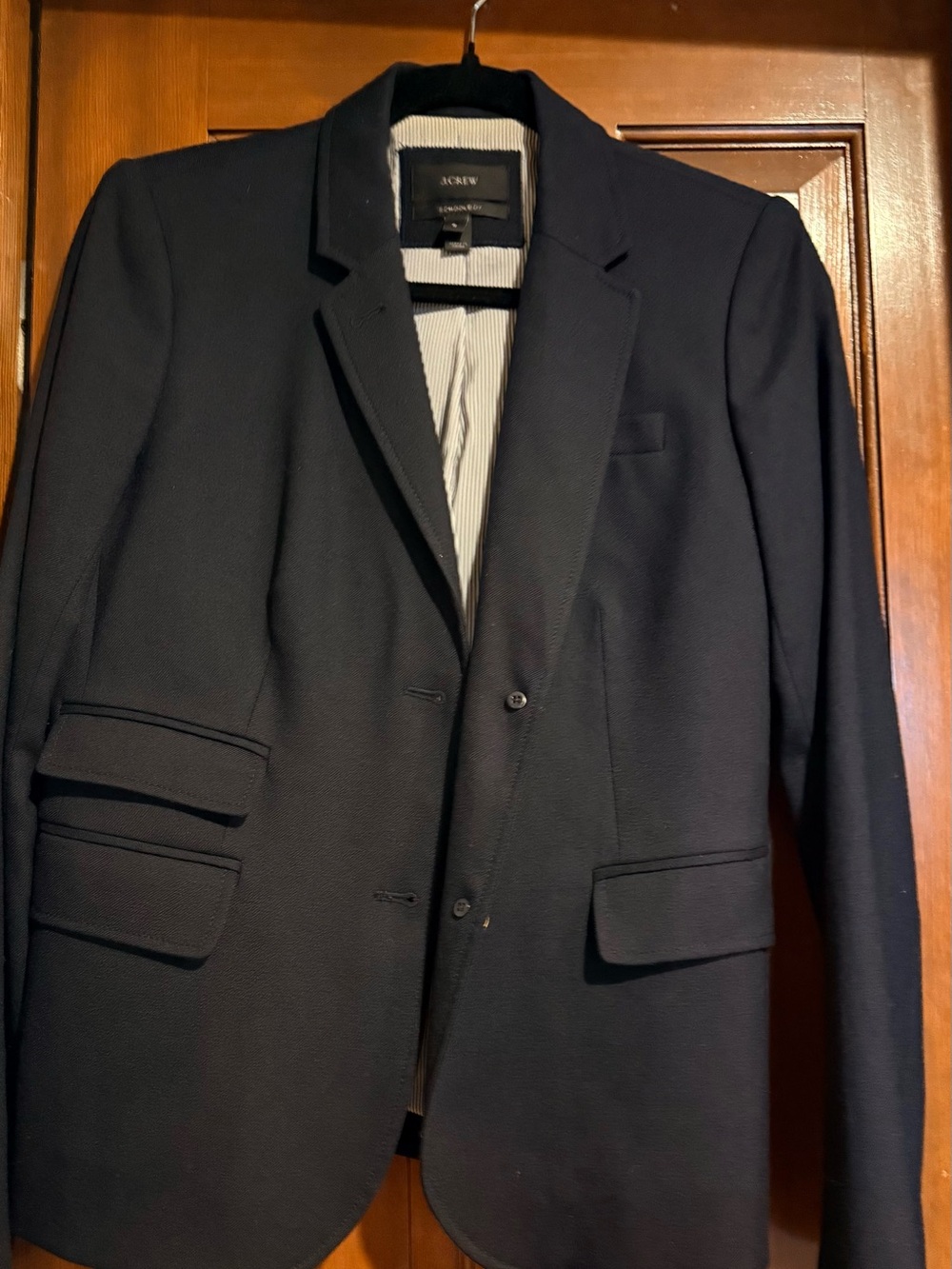 J. Crew Navy Schoolboy Blazer